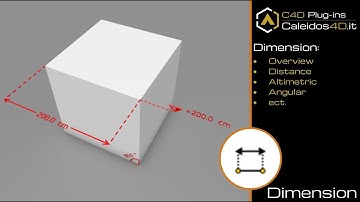 Dimension C4D Plugin:  Overview