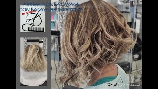 ARREGLO DE BALAYAGE CON BALAYAGE INVERTIDO