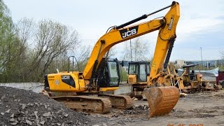 видео Аренда гусеничного экскаватора JCB js 130