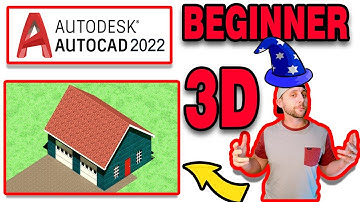 AutoCAD 2019 2020 2021 2022 - 3D MODELING BEGINNER - GARAGE Part 2 OF 2!