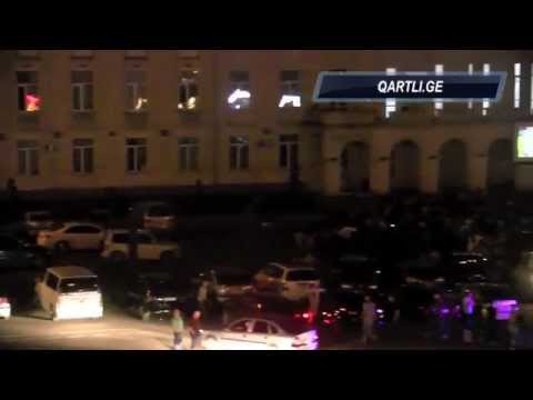 გორი  -  ,,პარტიზანი-დილას\" თამაშის დროს