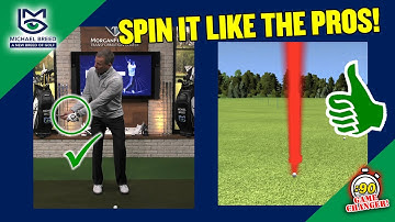 SPIN IT LIKE THE PROS!... and Stop it on a Dime... Wedge Shots that maintain the trail wrist angle!