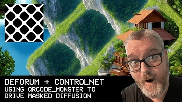 Deforum + ControlNet (QRcode_monster)