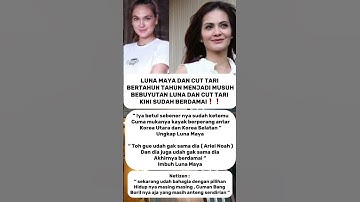 Peseteruan Luna Maya dan Cut Tari 😱 #luna #arielnoah #artist #shorts