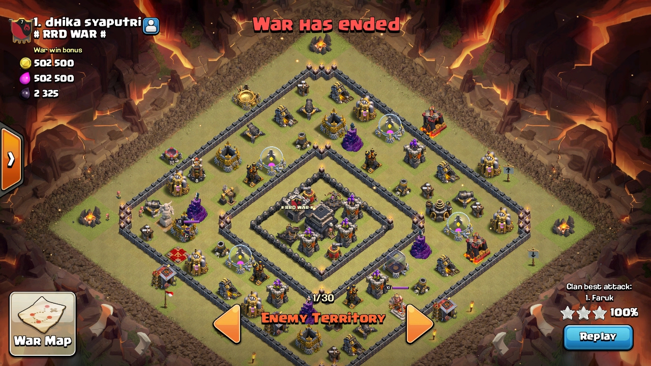 TH9 vs Ring of Power 1 Star - Clash of Clans - YouTube