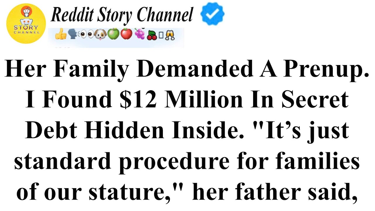 Её семья потребовала брачный договор. Я обнаружил спрятанный внутри долг в 12 миллионов долларов....