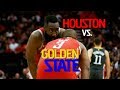 SOUND UP! Warriors vs Rockets!