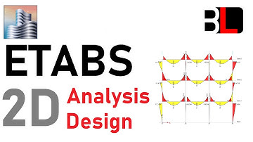 ETABS 2D RC Frame - Analysis & Design -Voice Guided Tutorial #ETABS #STRCUTURALDesign