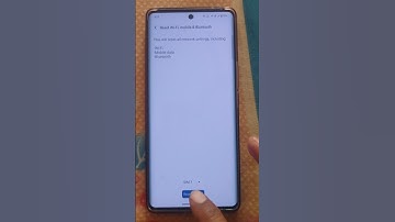 How To Reset Wi-Fi Mobile Network & Bluetooth Settings in Android || #shorts #viral #tech #ytshorts