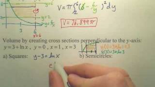 7.2 Volume by Disk Method Practice B2 - Calculus