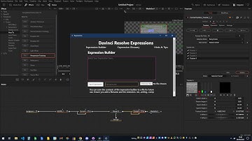 Davinci Resolve Studio - Expression Builder Walkthrough