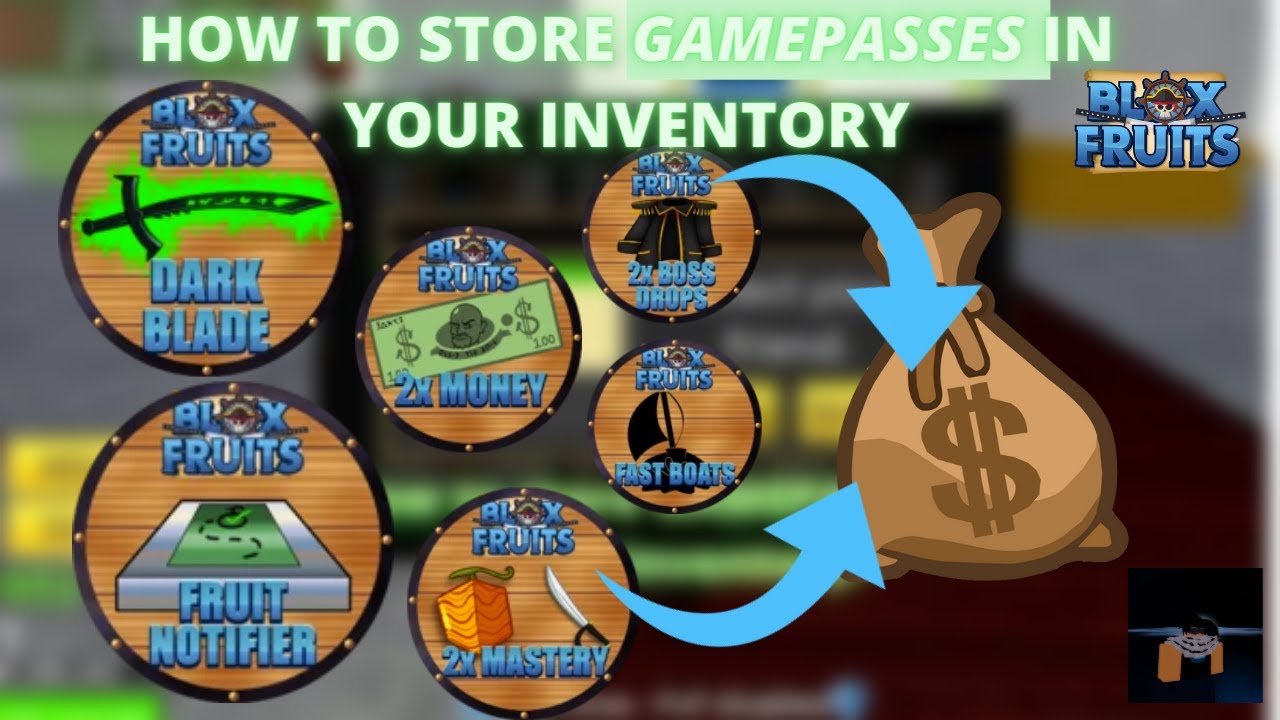 How to store GAMEPASSES in your Inventory!