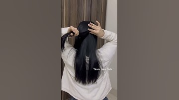 Cách tết tóc nửa đầu đi chơi siu đơn giản #tettoc #tocxinh #goclamdep #tếttócđẹp #buoctoc