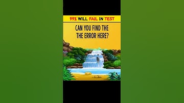 Genius IQ Test: Find the mistake in the picture, Can you ? 🔍🤔 Brain Riddle IQ Test