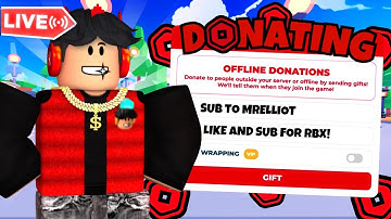 🔴PLS DONATE LIVE! 🎄│DONATING ROBUX TO VIEWERS💸 │ 🎁 TTS 10+