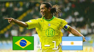 Brazil 4 -1 Argentina ● Final Confederations Cup 2005 | Extended Highlights & Goals