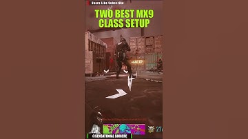 Best MX9 Class Setup MW2