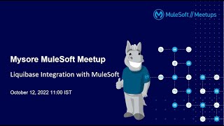 MuleSoft integration with Liquibase | Mysore MuleSoft Meetup #3 screenshot 1