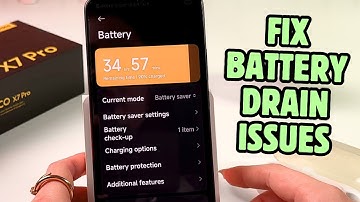 POCO X7 Pro: How to Fix Battery Drain Issues