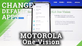 How to Personalize Default Applications in Motorola One Vision - Change Default Apps screenshot 3