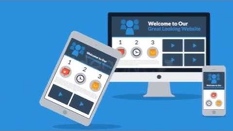 Responsive Website Design Video Presentation After Effects Template