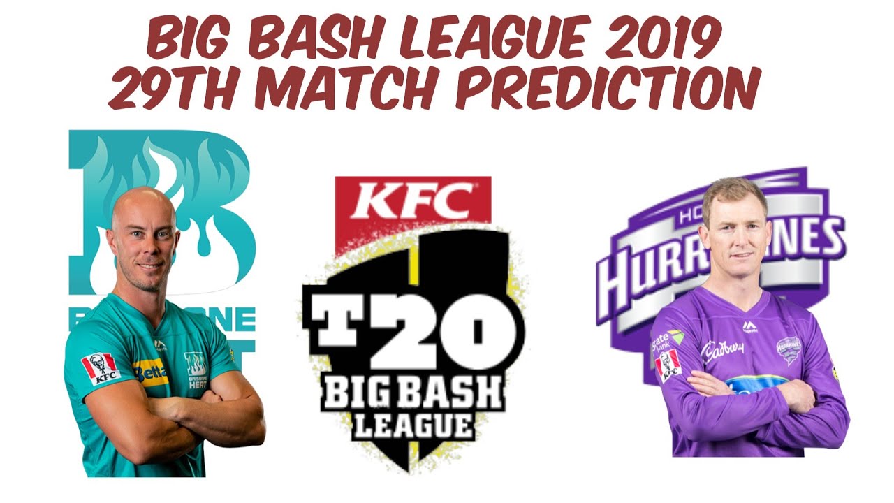Big Bash 2020 Brisbane Heat vs Hobart Hurricanes 29th ...