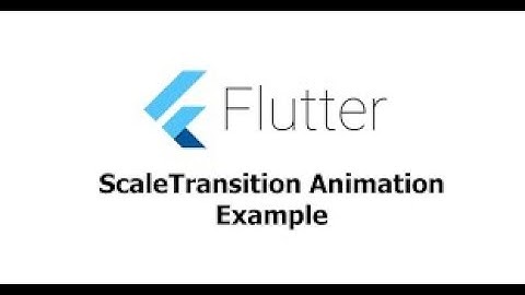 Learn Flutter In Nepali(Part- 77 Scale Transition in Animation )