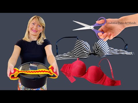 Don't Throw Out Your Old Bra or Swimsuit - Turn Into A Useful Piece / Pot Holders