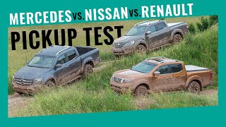 What's the Best 4x4 Pickup Truck? Mercedes vs. Nissan vs. Renault by EXPLORER Magazine International 3,321 views 4 years ago 5 minutes, 33 seconds