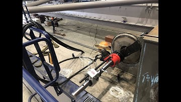 Portable Line boring TDG60 on site boring for crane boom/