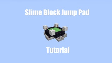3x3 Slime Block Jump pad [Tutorial]