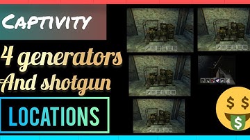4 generator and shotgun location!!!🤩(CAPTIVITY HORROR MULTIPLAYER).🔥