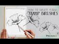 How to Create Floral Stamp Brushes in Procreate 5