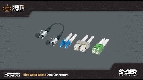 Phoenix Contact Fiber Optic-Based Data Connectors - Product Video