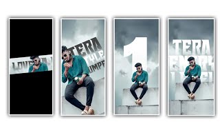 New Trending 1Still Rebal saab Song lyrics Editing in Alight motion instagram template reels