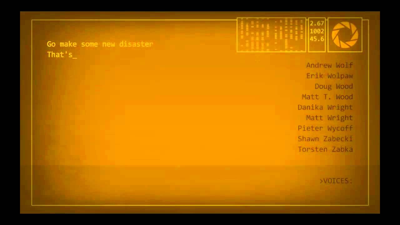 Portal 2 Ending Credits Song Want You Gone HD YouTube portal-2-ending-credits-song-want-you-gone-hd-youtube