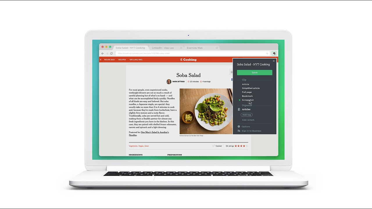New Update The Evernote Web Clipper