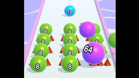 Ball Run 2048 Merge Numbers - Gameplay Walkthrough | Zain Gaming