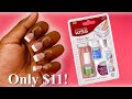 Testing KISS dip powder kit | DIY french nails