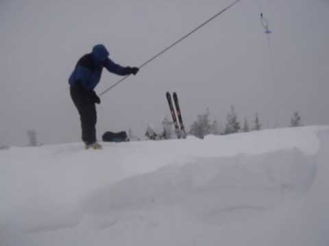Backcountrybomb Snow Cornice Cutting Tool In Action How To Cut