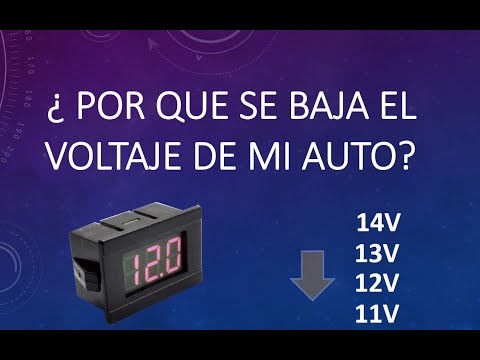 Video: ¿Qué significa cuando su automóvil tiene bajo voltaje?