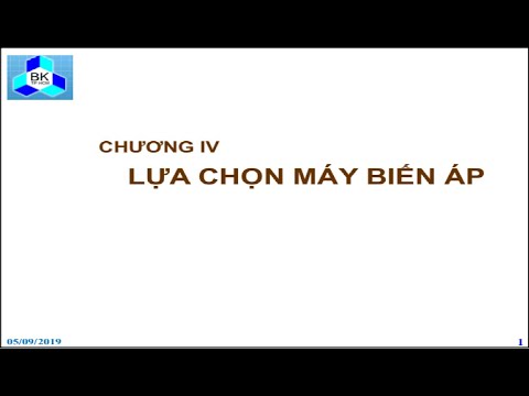 Video: Cách Chọn Máy Biến áp điện