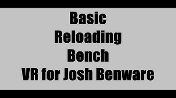 Basic Reloading Bench
