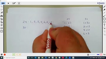 MATH 1350 - CH 4 SEC 3 - Greatest Common Divisor and Least Common Multiple - DAY 16