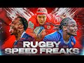 FREAKISH Speed & Agility | The Fastest Rugby Players Ever Show Off Their Footwork, Skills & Steps