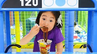 Boram starts an exciting adventure at an indoor playground with his friends