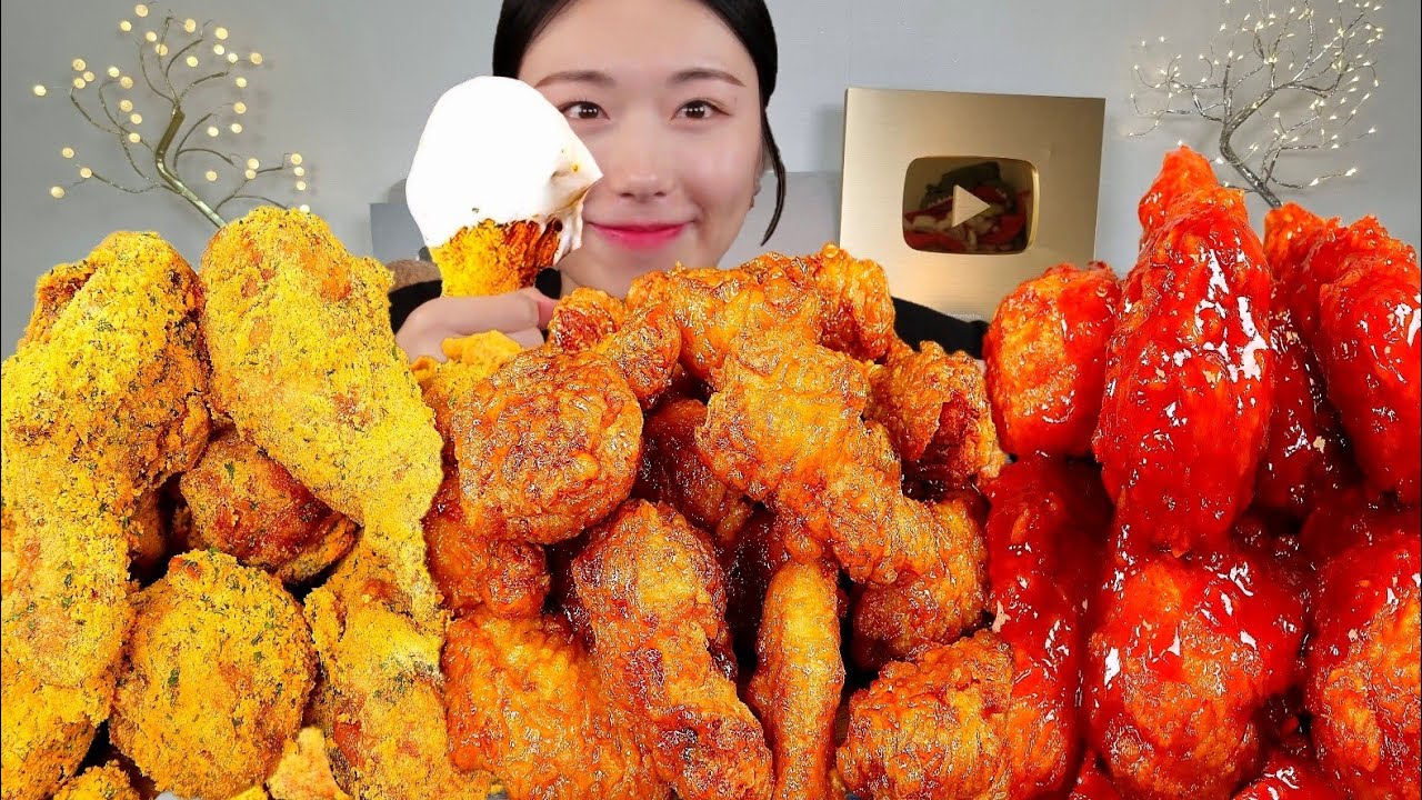 ASMR 사심 좀 부릴게요😂 교촌치킨 BHC 멕시카나 뿌링클 허니콤보 양념치킨 치킨 🍗 리얼먹방 :) chicken MUKBANG