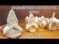 Manualidades con reciclaje de TUBOS DE CARTON / IGLESIA  hecha con PORCELANA FRIA facil de hacer