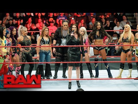 Stephanie McMahon announces the first-ever Women's Royal Rumble Match: Raw, Dec. 18, 2017