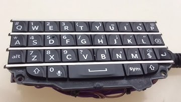 BB-Q10 Bluetooth Prototype Keyboard with HC05/HC06 as RN42 HID-Interface and Arduino for any device